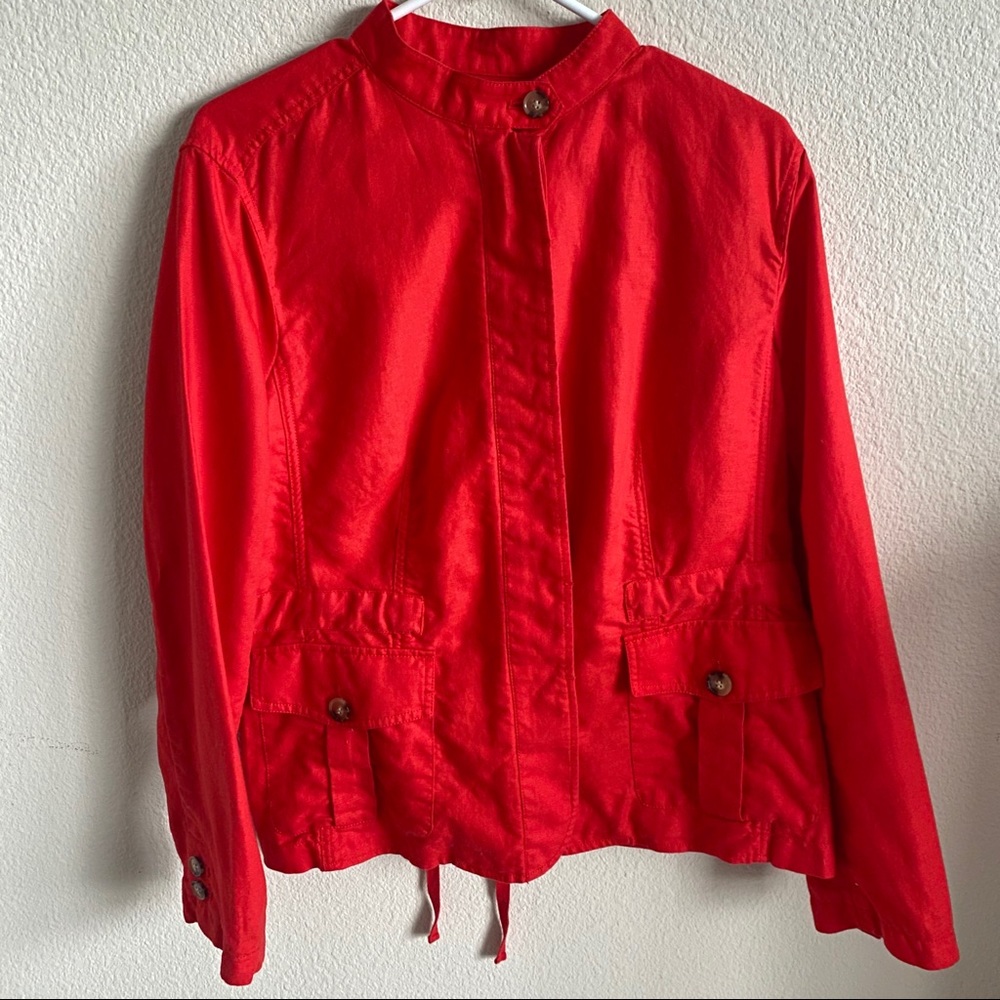🧡Like New🧡 Talbots Linen Jacket - Picture 4 of 7